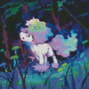 Abstract Pokemon Unicorn Diamond Painting