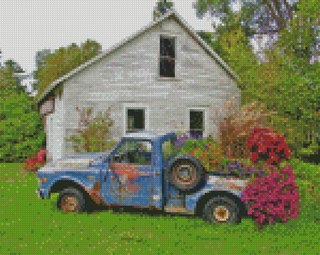 Aesthetic Country Truck Diamond Painting