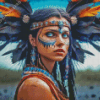 Aesthetic Native American Indian Diamond Painting