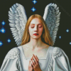 Aesthetic White Angel Diamond Painting