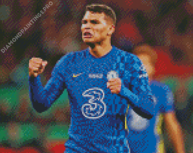 Footballer Thiago Silva Diamond Painting