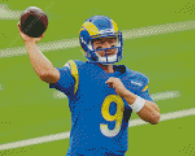 Rams Football Diamond Painting