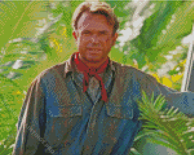 Sam Neill Diamond Painting