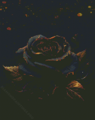 Dark Rose Diamond Painting
