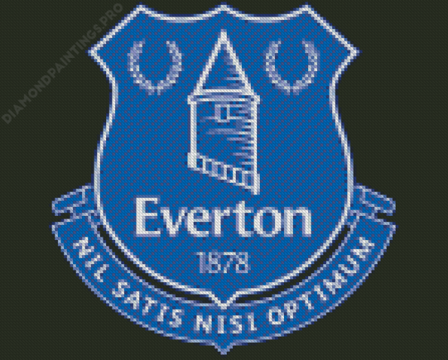Everton Crest Symbol Diamond Painting