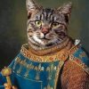 King Meow Diamond Painting