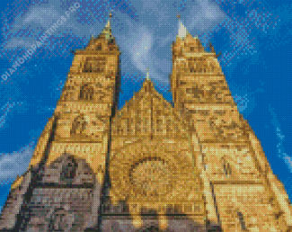 Nuremberg Germany Chiesa Di San Lorenzo Diamond Painting