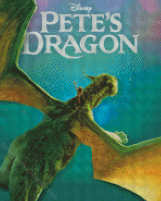 Petes Dragon Movie Poster Diamond Painting