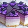 Purple Dessert Cake Diamond Painting