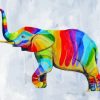 Rainbow Elephant Diamond Painting