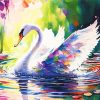 Swan Bird Diamond Painting