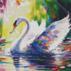 Swan Bird Diamond Painting