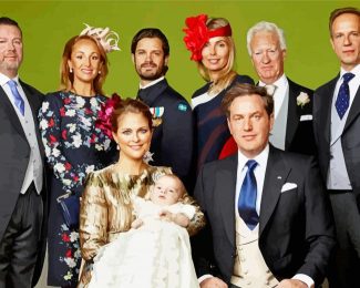 Swedish Royal Family Members Diamond Painting