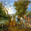 The Entry Of The Animals Into Noahs Ark Jan Brueghel The Elder Diamond Painting