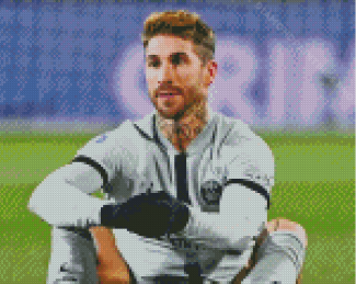The Football Player Sergio Ramos Diamond Painting