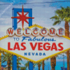 Welcome To Las Vegas City Nevada Diamond Painting