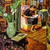 Woman Reading Book Vanessa Bell Diamond Painting