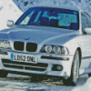 BMW E39 In Snow Diamond Painting