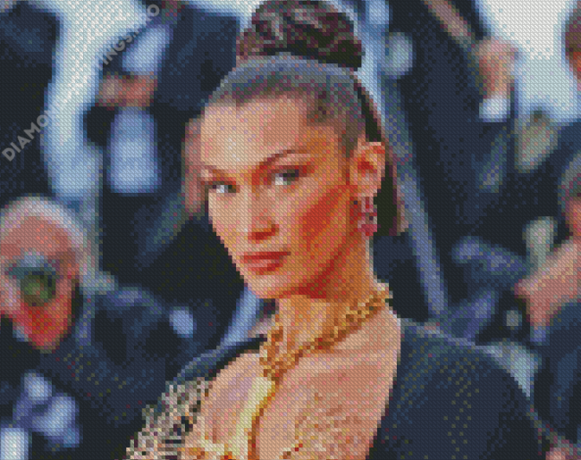 Bella Hadid Diamond Painting