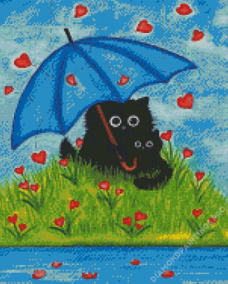 Black Cats Love Diamond Painting