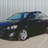 Black Chevrolet Sonic Car Diamond Painting