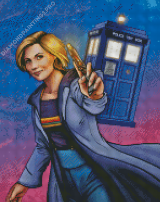 Doctor Who 13th Doctor Diamond Painting