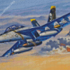 Fa 18 Hornet Fighter Aircraft Diamond Painting