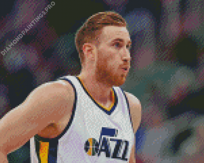 Gordon Hayward Jazz Team Player Diamond Painting