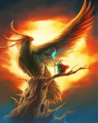 Great Eagle And Gandalf Diamond Painting