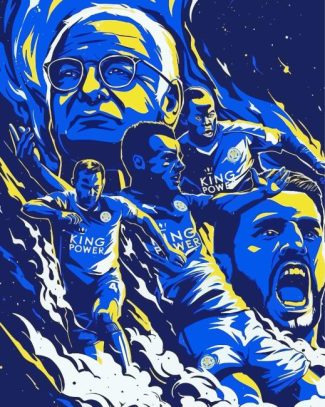 Leicester City Football Players Diamond Painting