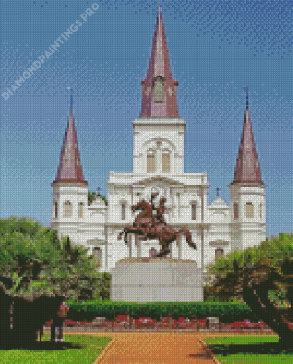 Jackson Square New Orleans Louisiana Diamond Painting