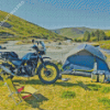 Motorcycle Camping Diamond Painting