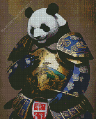 Panda Samurai Diamond Painting