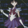 Sailor Saturn Anime Character Diamond Painting