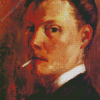 Self Portrait With Cigarette By Henri Edmond Cross Diamond Painting