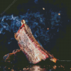 Steaming Barbecue Ribs Diamond Painting