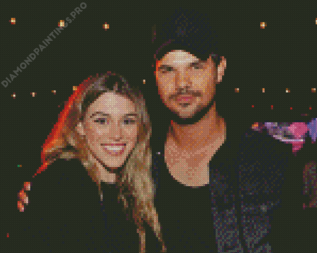 Taylor Lautner With His Wife Diamond Painting