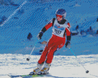The Alpine Skiing Diamond Painting
