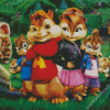 The Alvin And The Chipmunks Animated Film Diamond Painting