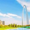 The Gateway Arch Monument View Diamond Painting