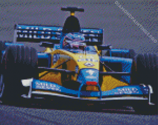 R202 F1 Racing Car Diamond Painting