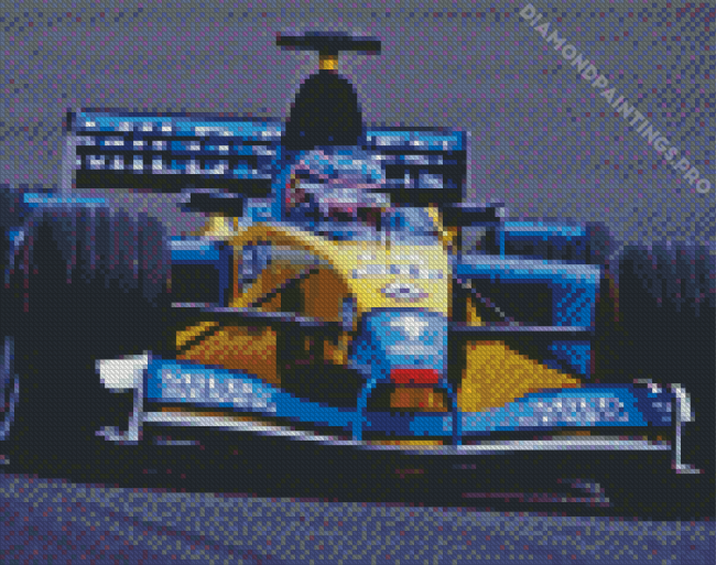 R202 F1 Racing Car Diamond Painting