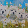 Westie Dogs Diamond Painting