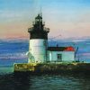 Aesthetic Detroit Lighthouse Diamond Painting