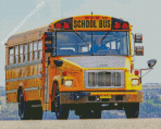 Aesthetic School Bus Diamond Painting