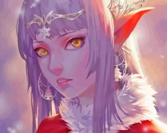 Beautiful Elf Girl Diamond Painting
