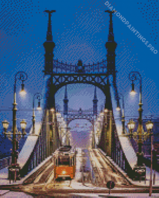 Budapest Liberty Bridge Diamond Painting