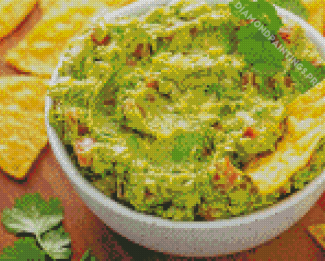Chip In Spicy Guacamole Bowl Diamond Painting