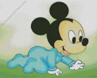 Baby Mickey Diamond Painting