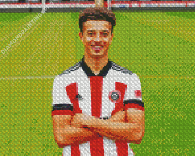 Ethan Ampadu Sheffield United Diamond Painting